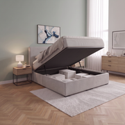 Sereno Upholstered Hydraulic Storage Bed